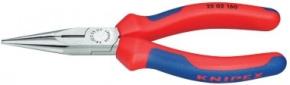 Kliešte pologuľaté Knipex s bočným cvikom - 2502160